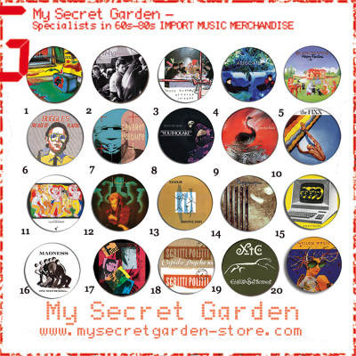 80's New Wave Collection 3 - 3.2 cm Pinback Button Badge Set  ( or Hair Ties)